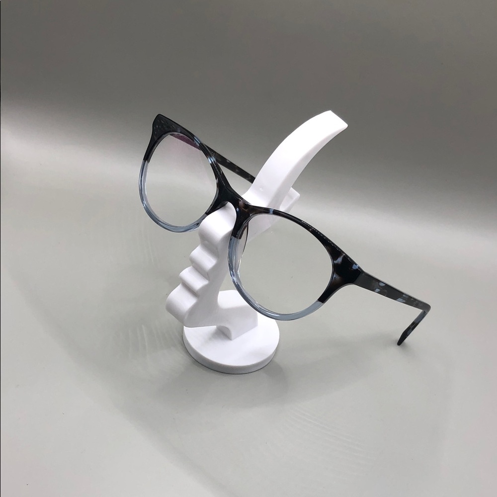 Warby Parker Virginia 327 two tone gradient tortoise blue fade 48-18-140 cat eye